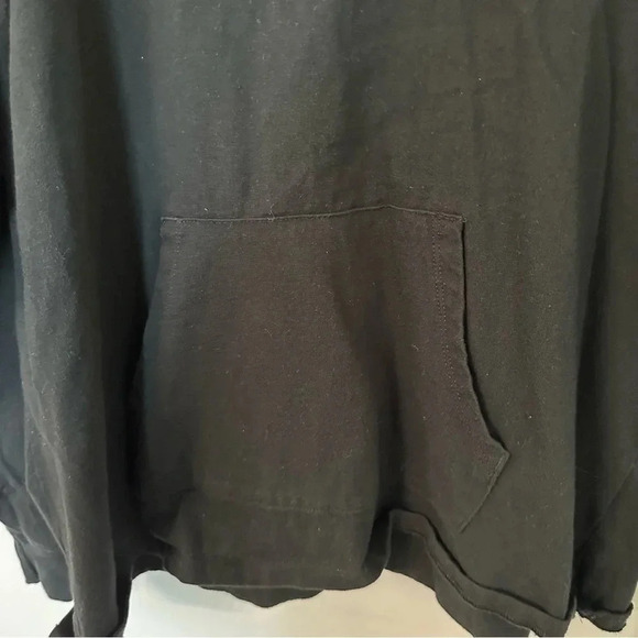 Champion Middleweight T-shirt Hoodie, Script Logo Long Sleeve Black Size XL GUC - Picture 8 of 12